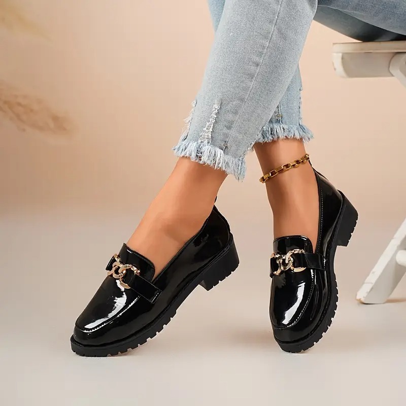 Women's Buckle Slip-on Loafers