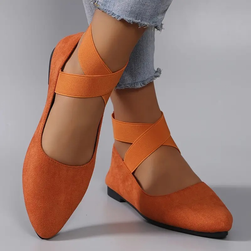 Women's Solid Color Trendy Flats