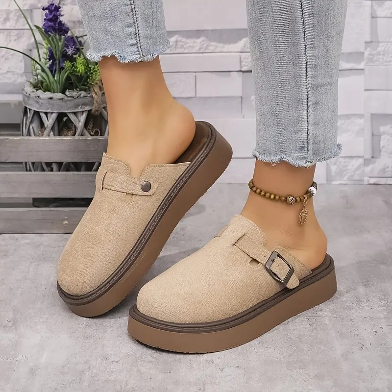 Retro Casual Buckle Loafers