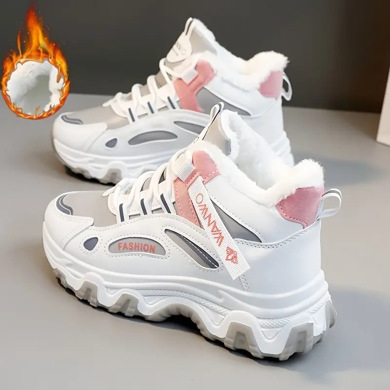 Color-block Thick Sole Chunky Sneakers