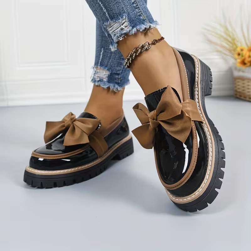 Women's British Vintage Penny Loafers