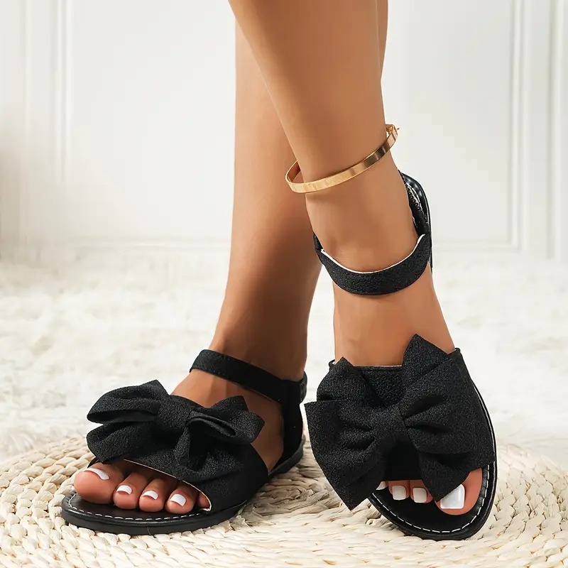 Women's Elegant Bow-Knot Flat Sandals