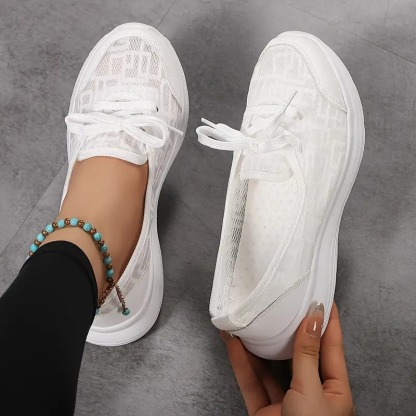 Women's Bottom Slip-on Mesh Loafers