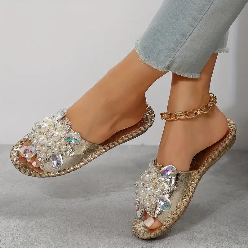 Women's Elegant Open-Toe Slide Sandals