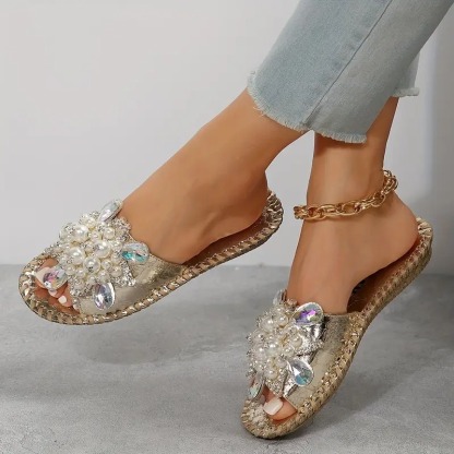 Women's Elegant Open-Toe Slide Sandals