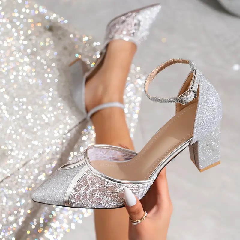 Women's Cushioned Mid-Heel Platform Sandals