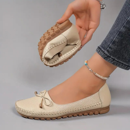 Women's Bow Flat Soft Sole Loafers