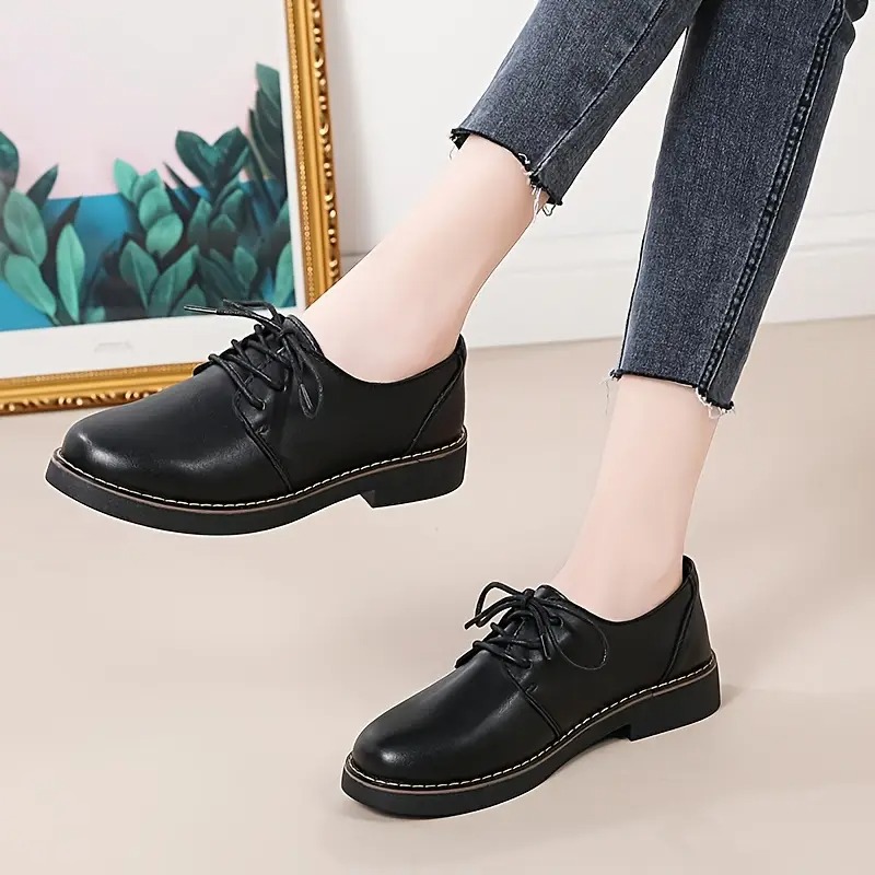 Women'S Synthetic Cover Oxford Shoes
