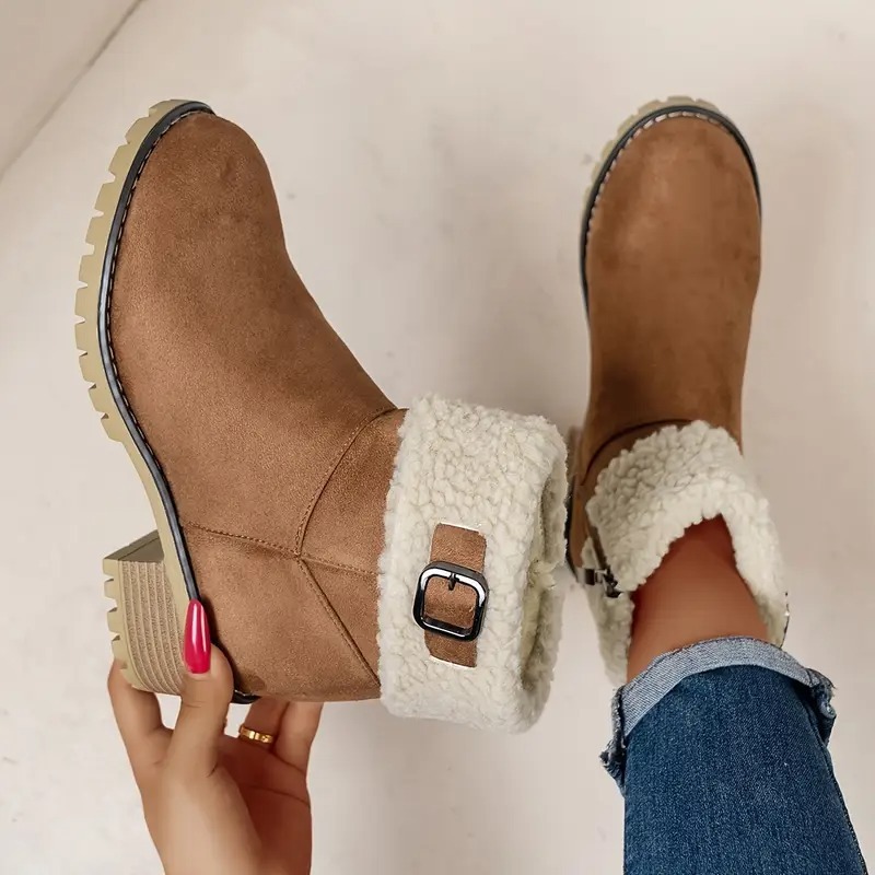 Comfy Lining Warm Ankle Boots