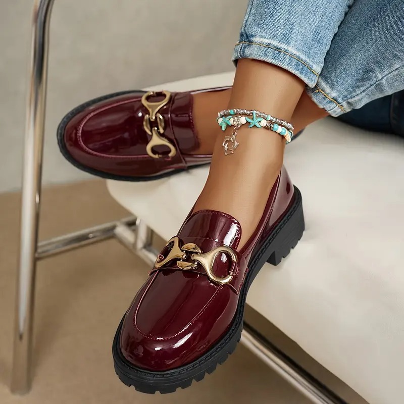 Women's Buckle Slip-on Loafers