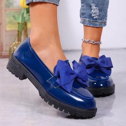 Women's British Vintage Penny Loafers