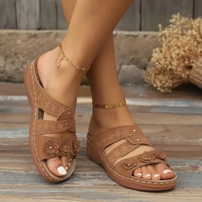 Women's Solid Color Platform Sandals
