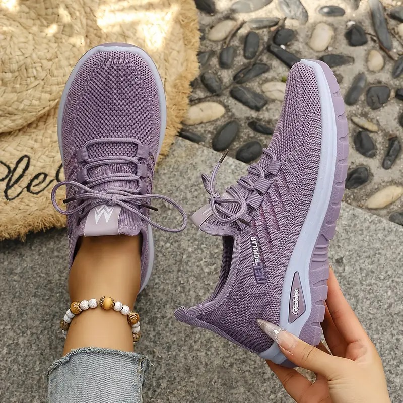 Women's Lace-up Walking Sneakers