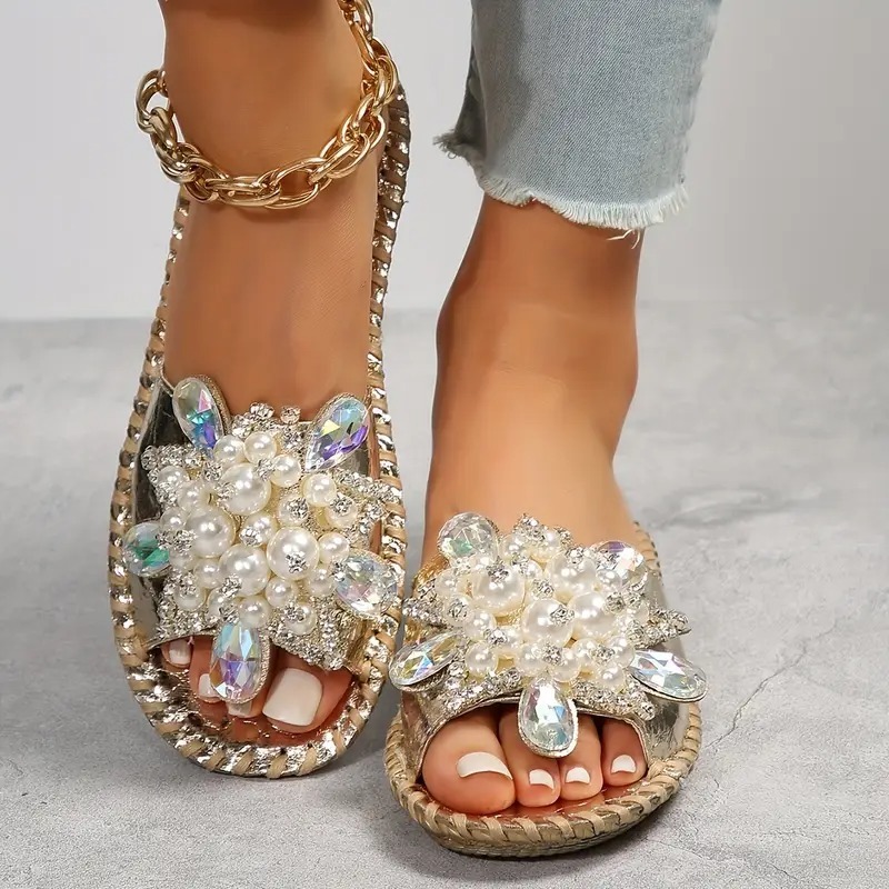 Women's Elegant Open-Toe Slide Sandals