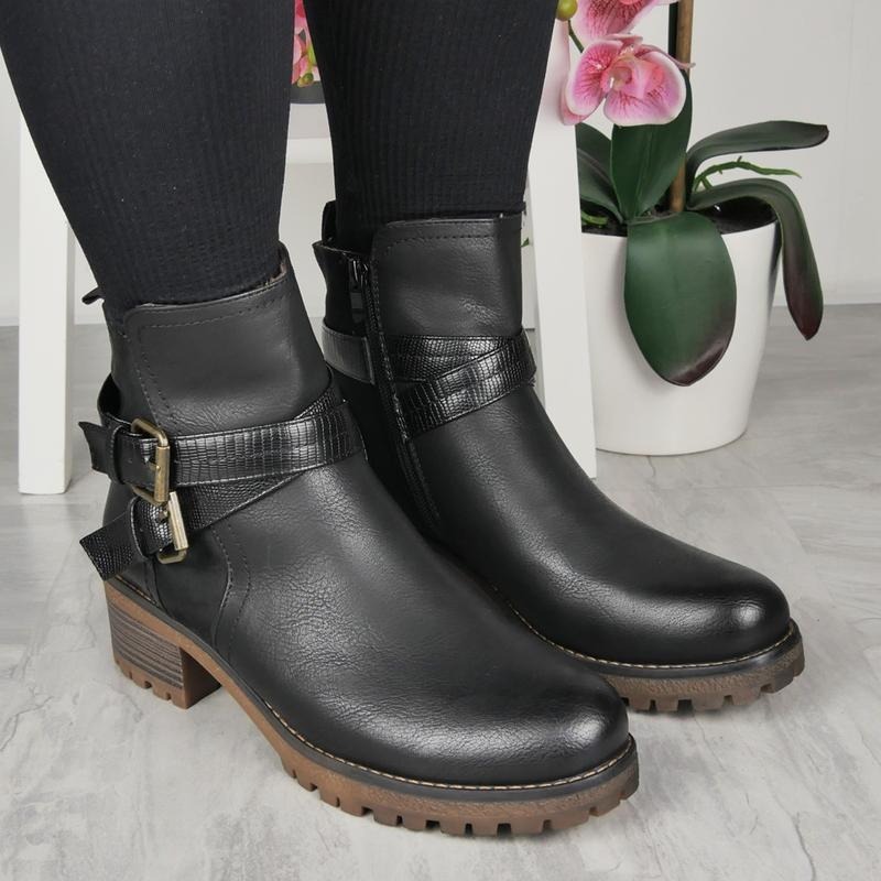Faux Leather Lined Zip Comfy Chelsea Boots