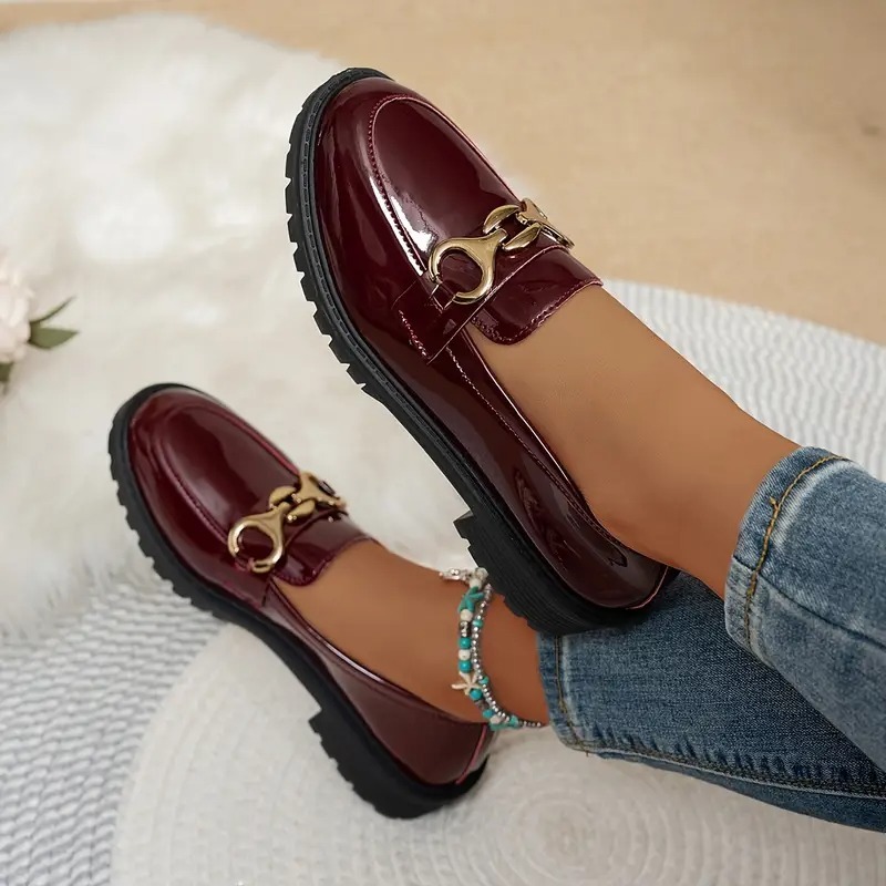 Women's Buckle Slip-on Loafers