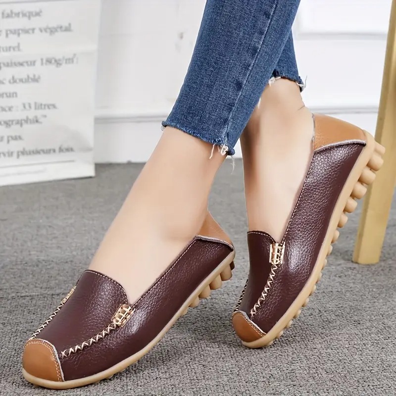Leather Low Top Casual Shoes