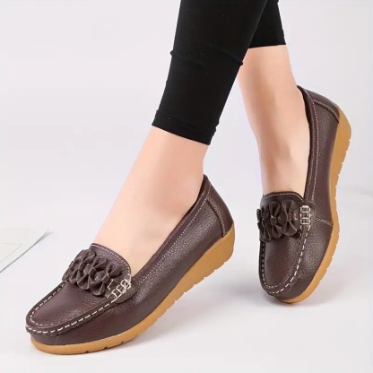 Stylish Comfort Bow Decor Loafers