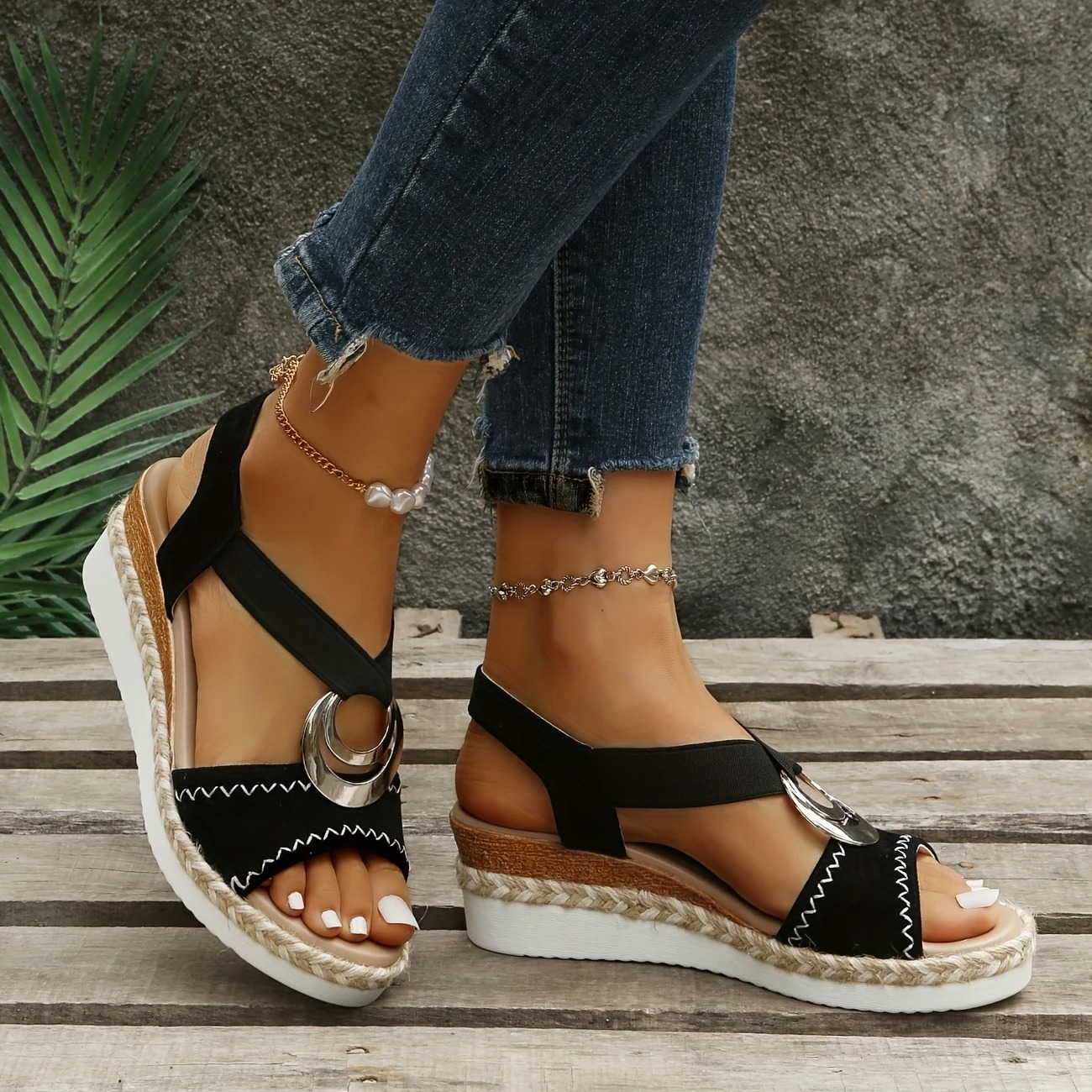 Women's Espadrille Wedge Sandals
