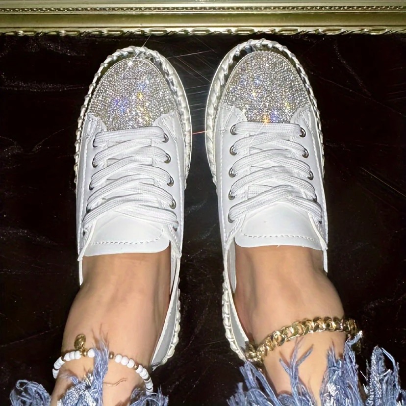 Women's Sequined Casual Sneakers