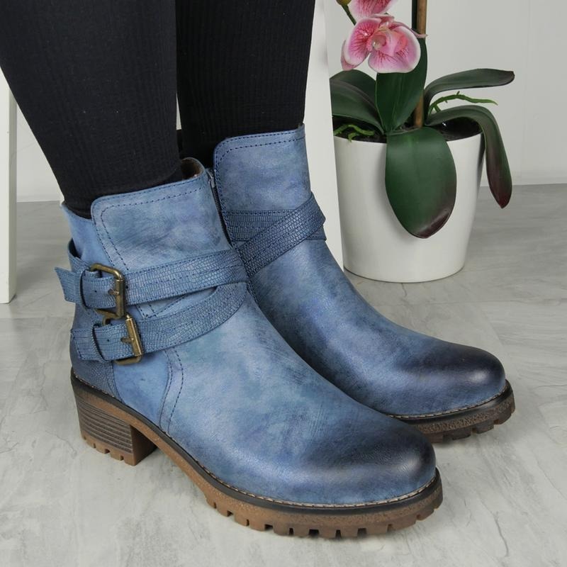 Faux Leather Lined Zip Comfy Chelsea Boots