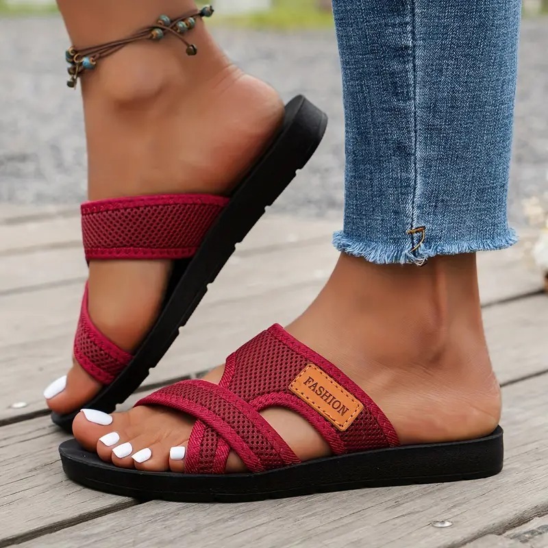Women's Breathable Mesh Slide Sandals