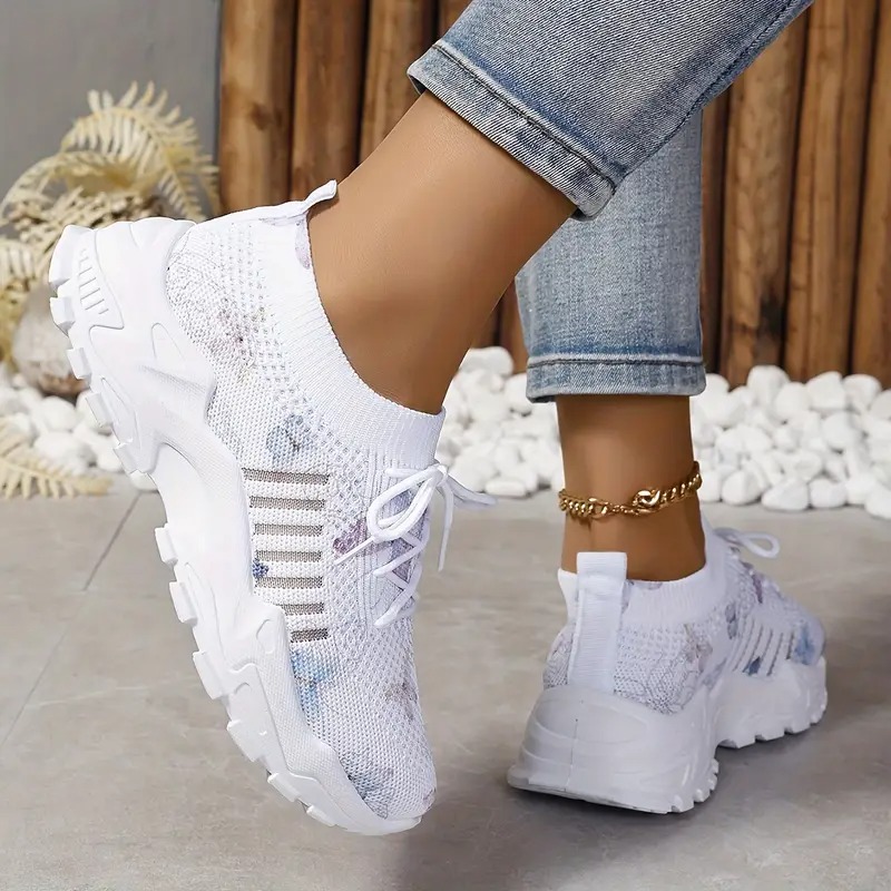 Women's Butterfly Pattern Sneakers