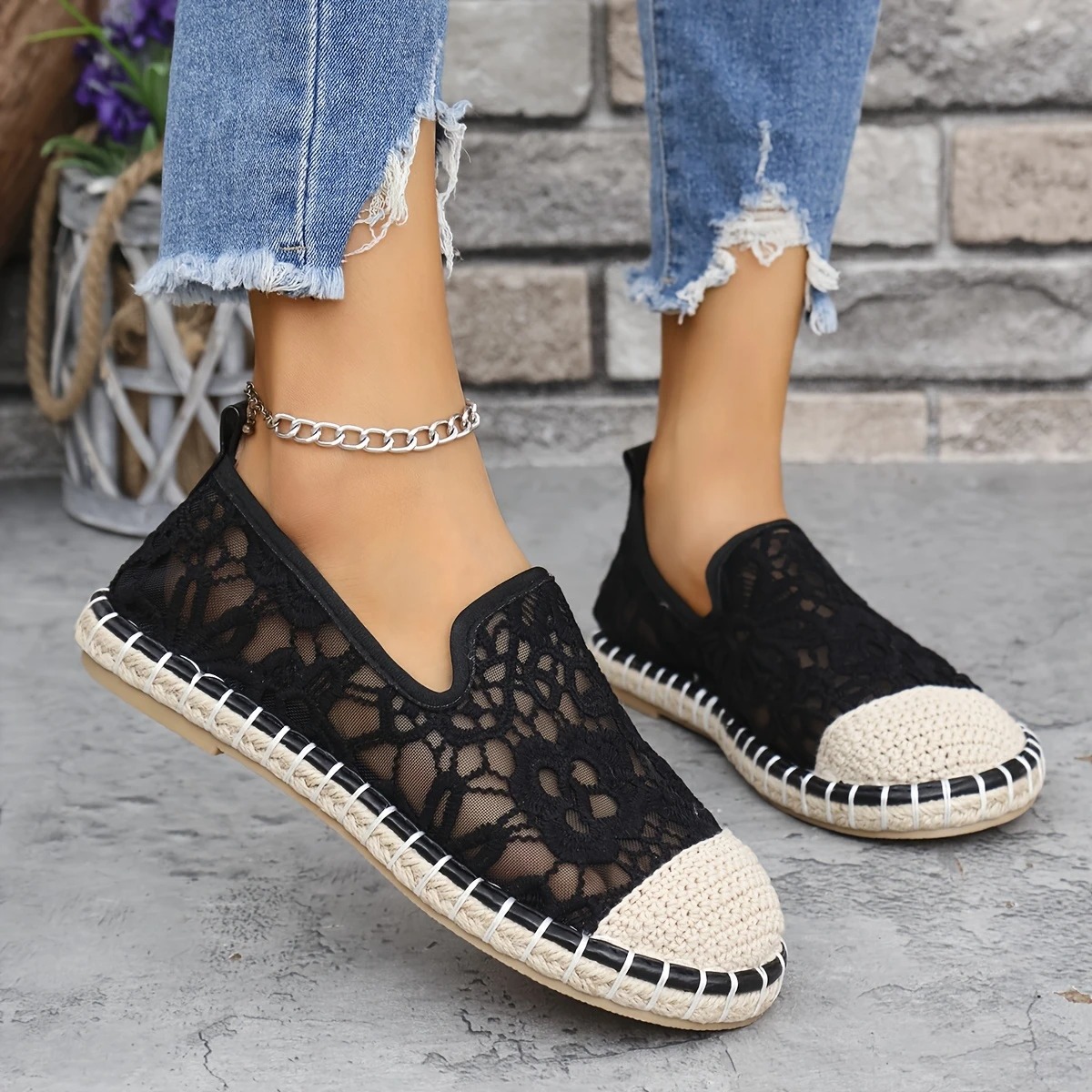 Breathable Mesh Slip-On Loafers