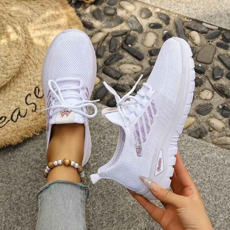 Women's Lace-up Walking Sneakers