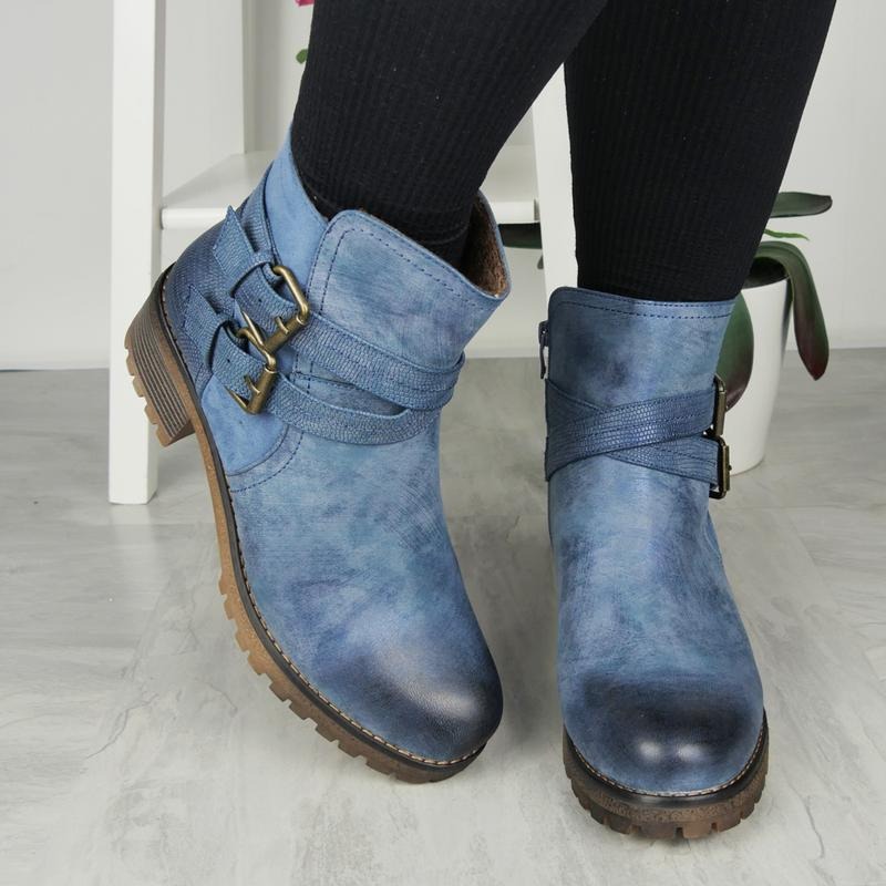 Faux Leather Lined Zip Comfy Chelsea Boots