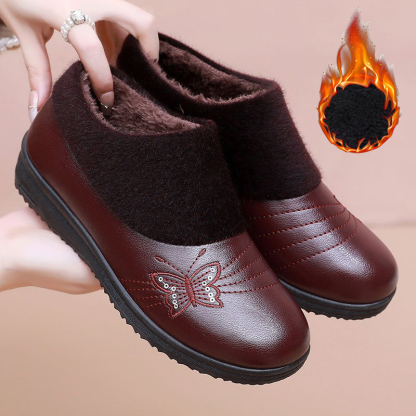 Cozy & Warm Women's Slip-On Booties