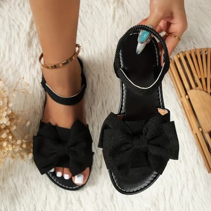 Women's Elegant Bow-Knot Flat Sandals