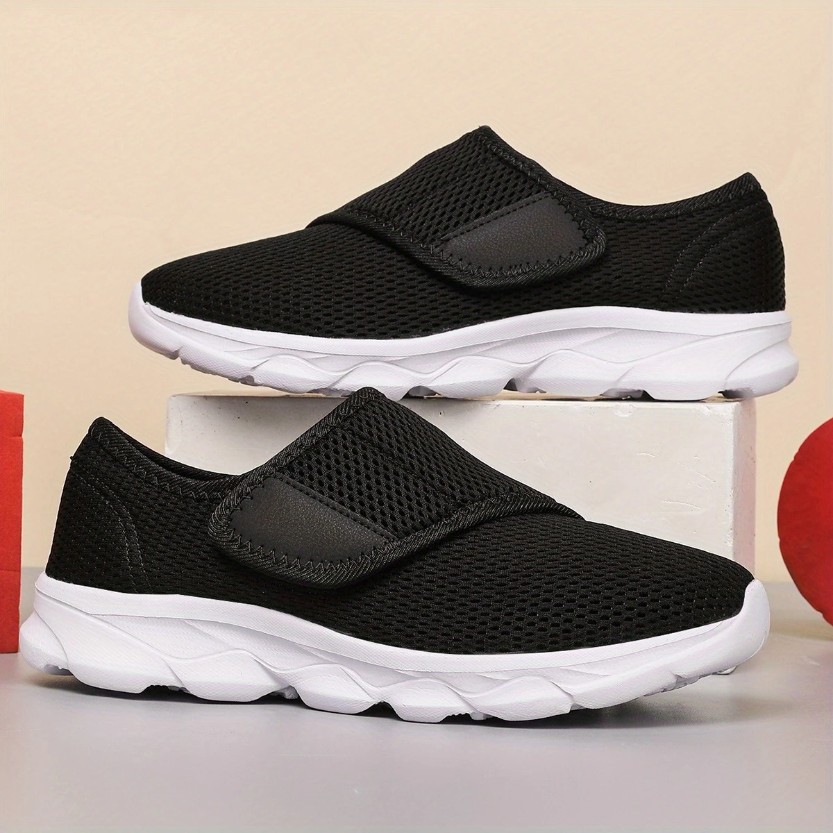 Adjustable Strap Walking Sneakers