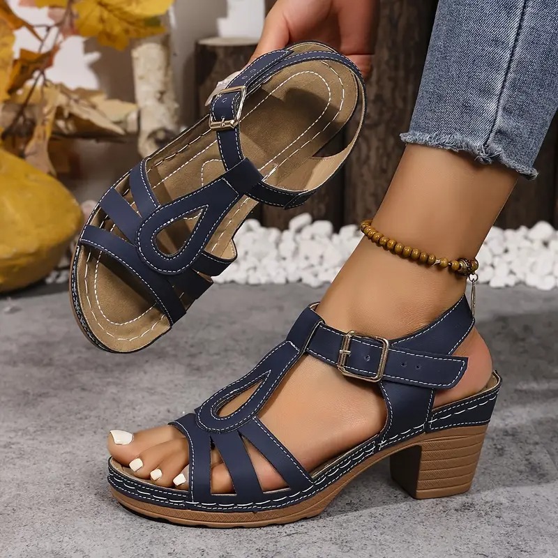 Women's Solid Color Stylish Sandals