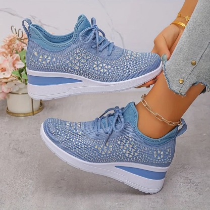 Orthopedic Rhinestones Sneakers