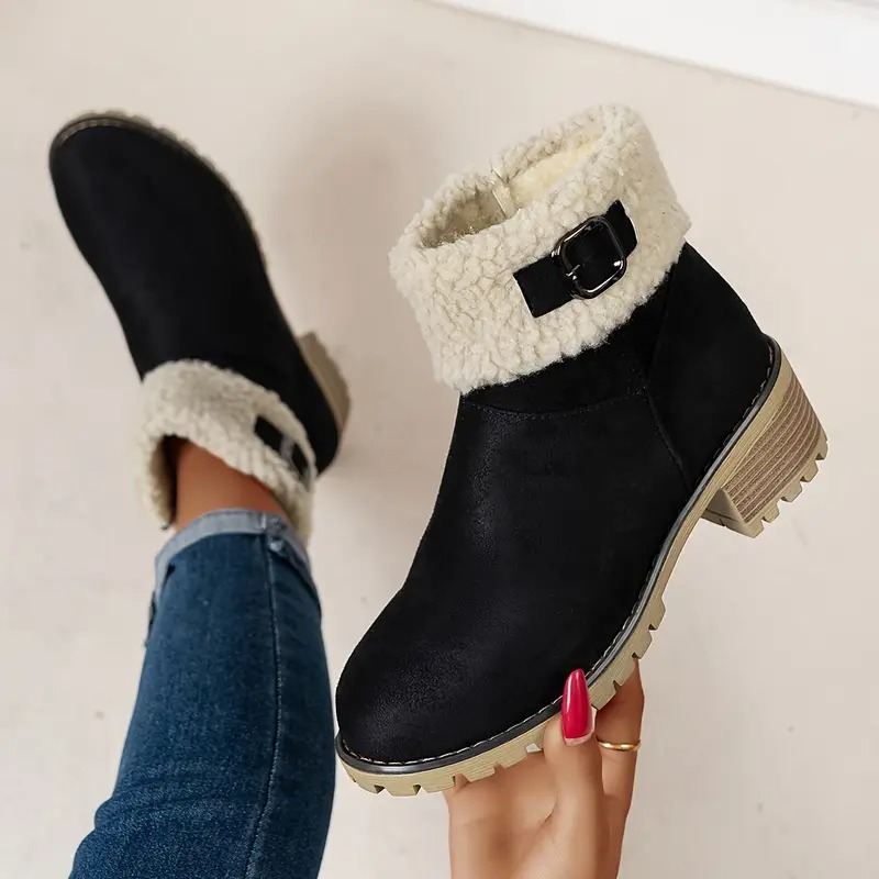 Comfy Lining Warm Ankle Boots