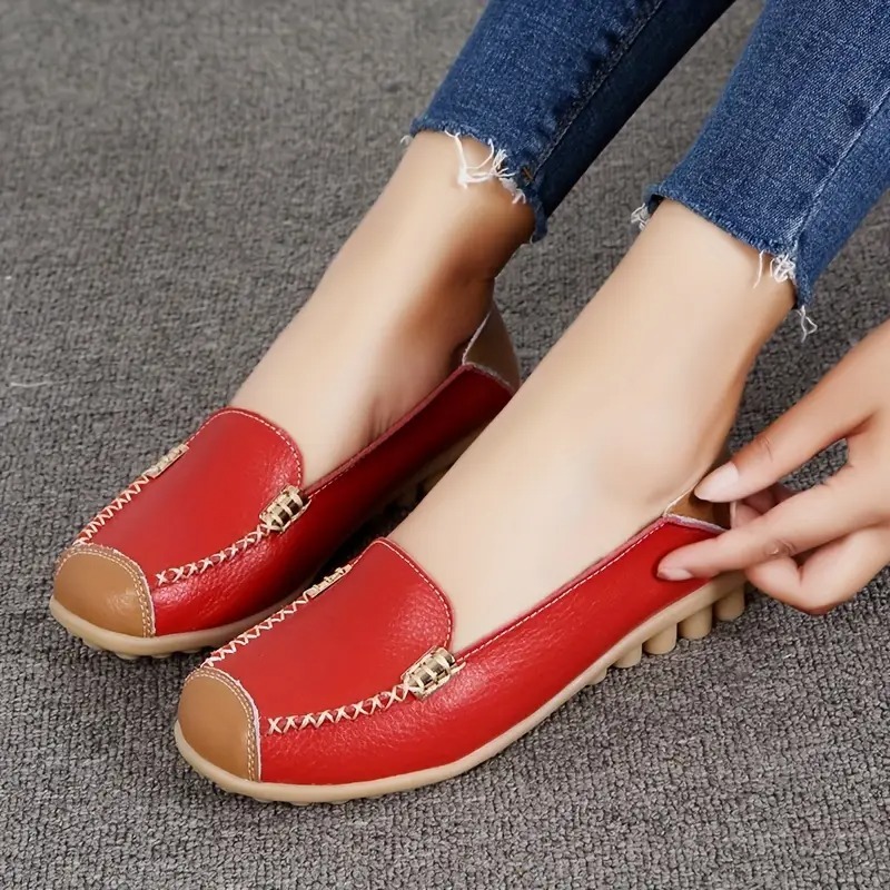 Leather Low Top Casual Shoes