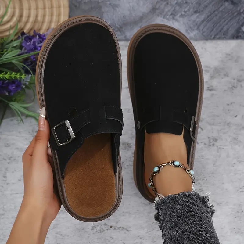 Retro Casual Buckle Loafers