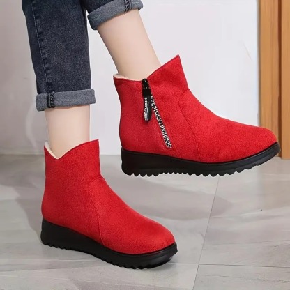 Winter Chic Plush Snow Boots