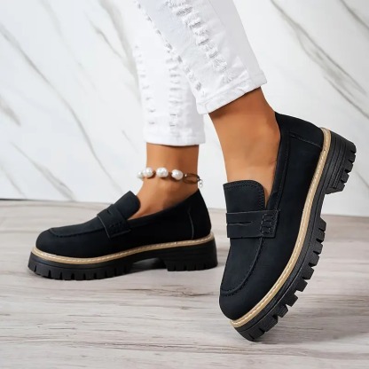 Women's Elegant Thick-soled Loafers
