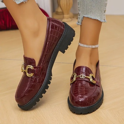 Women's Buckle Slip-on Loafers