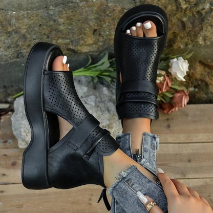 Stylish Leather Walking Sandals