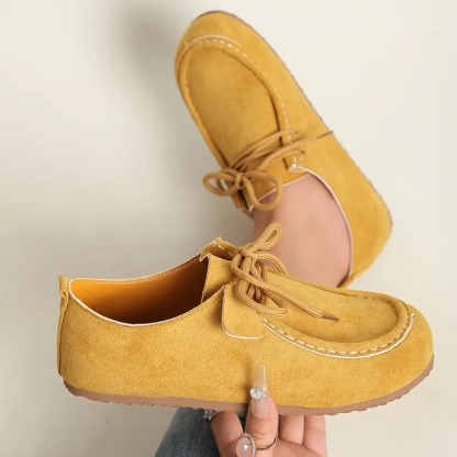 Women's Soft Lace-Up Loafers