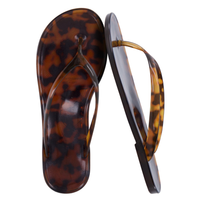 Cushionaire Splash Jelly Flip Flops for Women