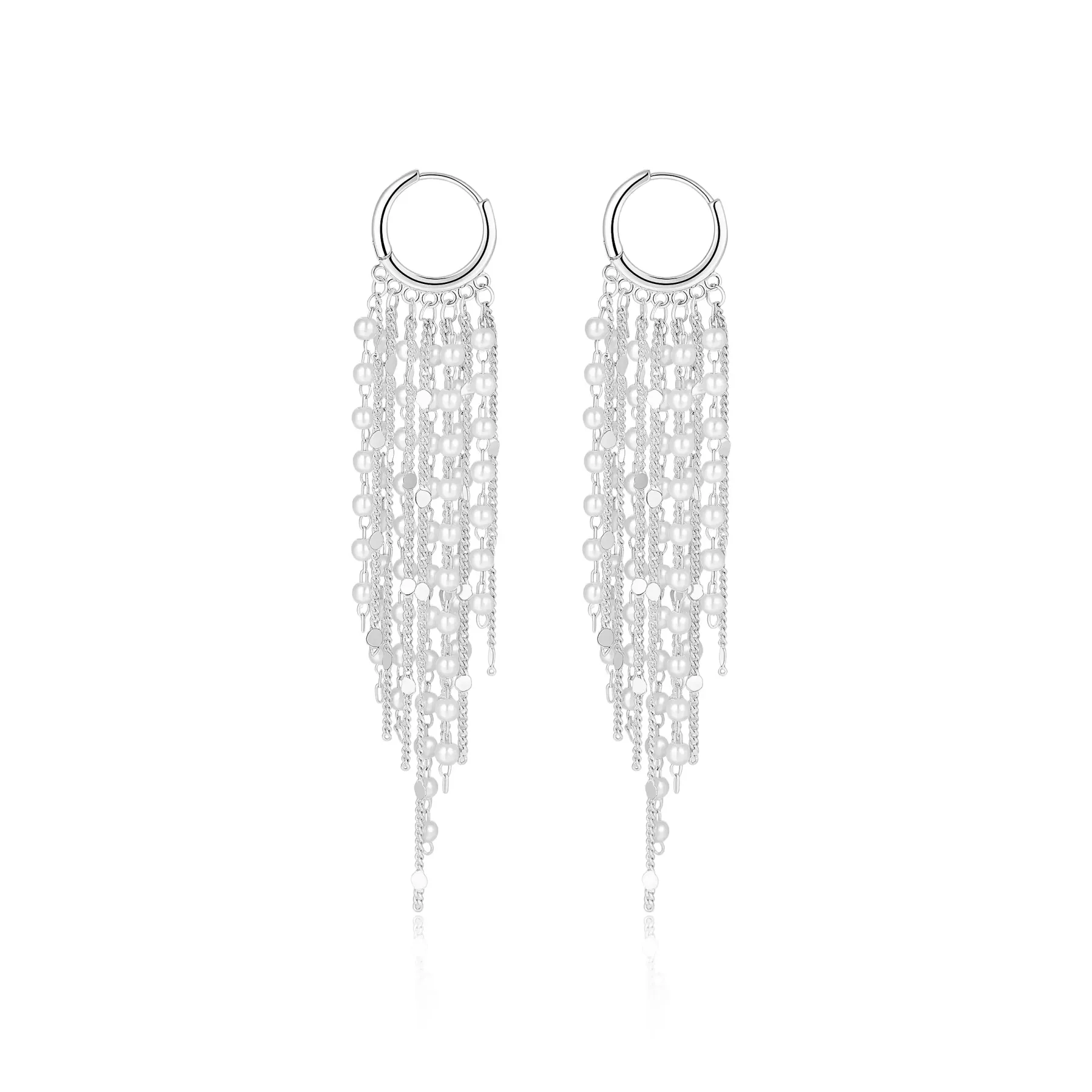 14K Gold Plated Long Tassel Earrings for Women