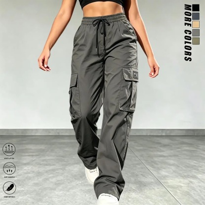 Women’s cargo pants: casual, elastic waist