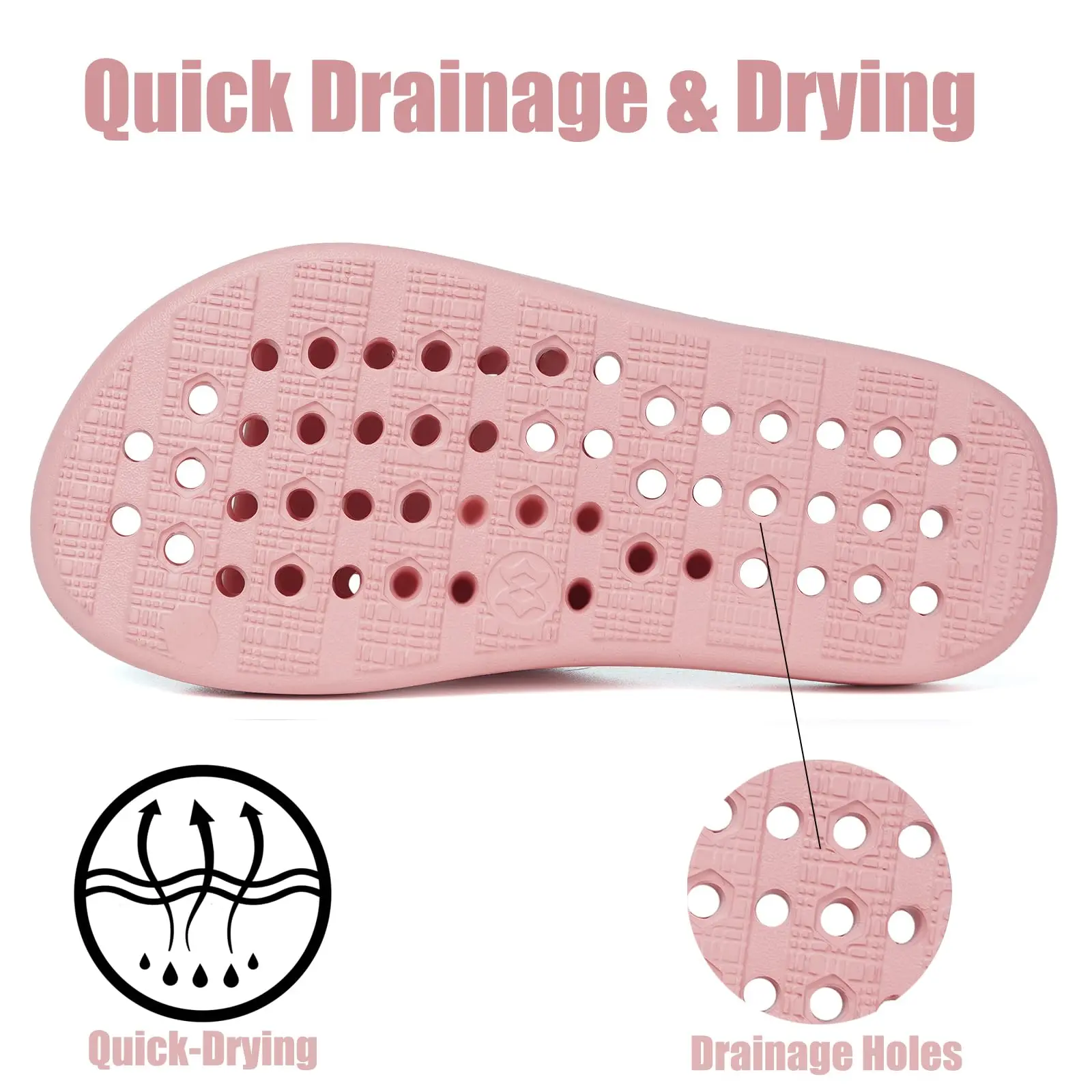 Women's Thick-Soled Sandals Shower Shoes