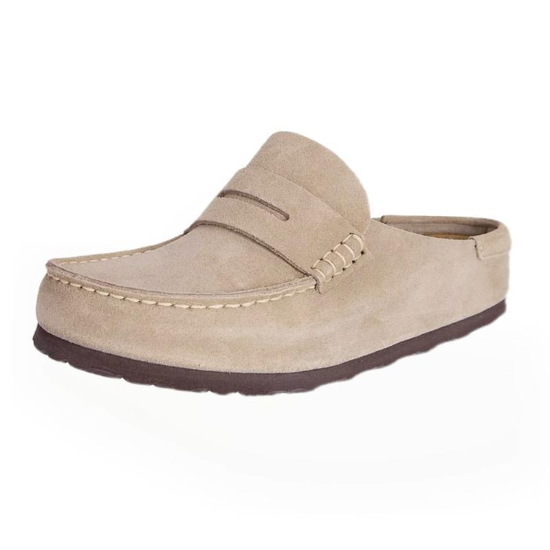 Women's & Men's Genuine Suede Penny Loafer Slip
