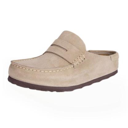 Women's & Men's Genuine Suede Penny Loafer Slip