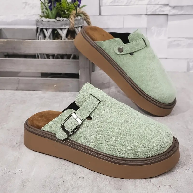 Retro Casual Buckle Loafers